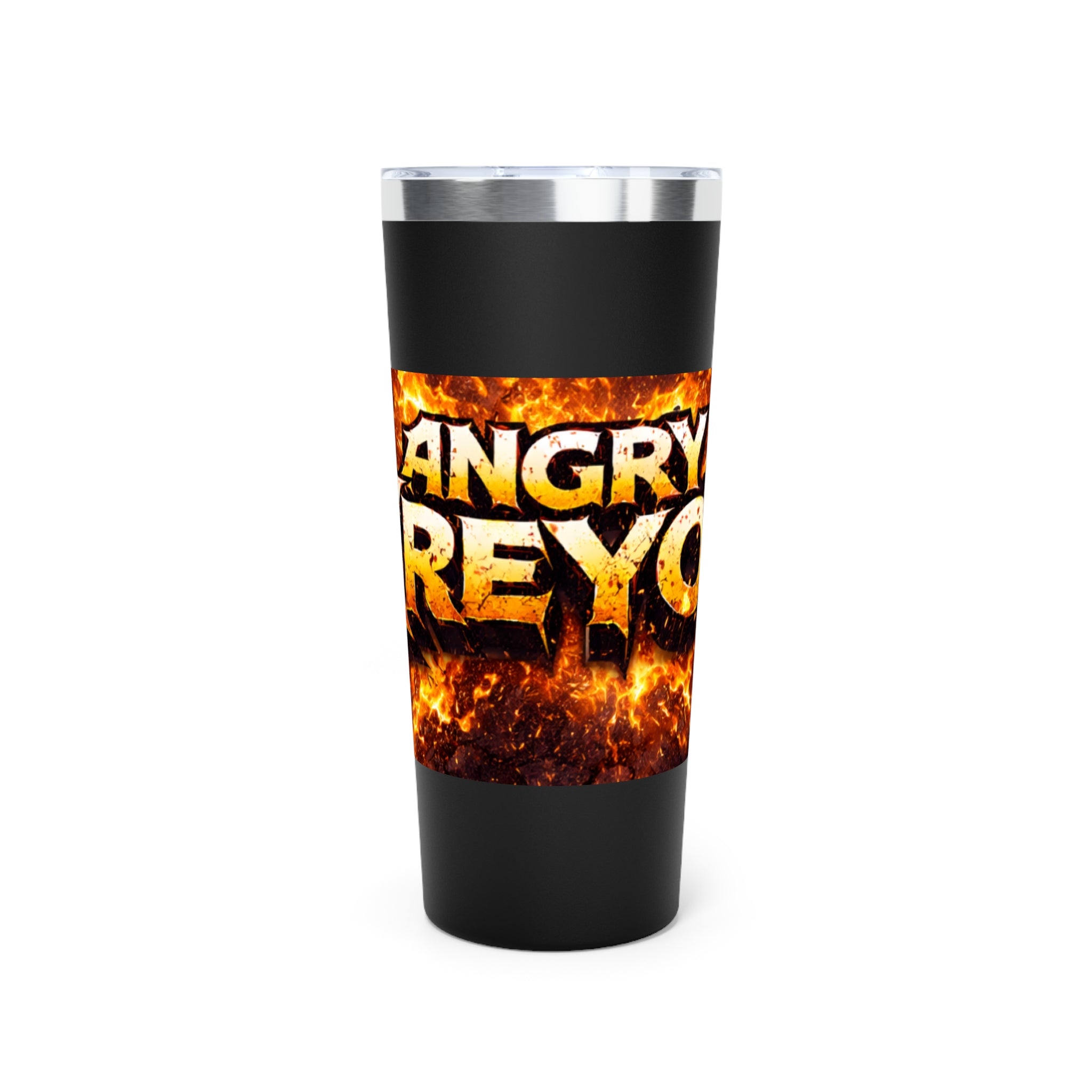 Angry Kreyon Flames design Tumbler | 22oz copper vacuum insulated