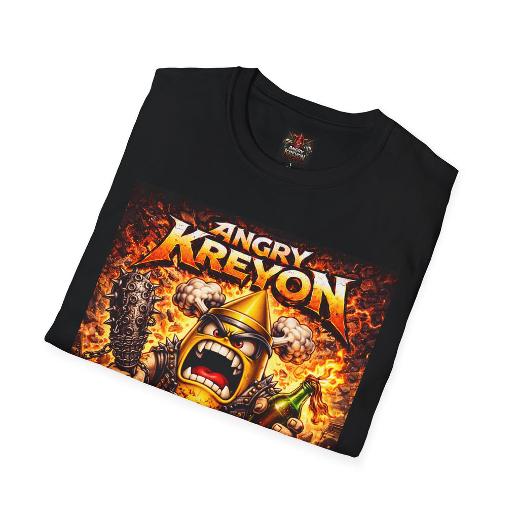 Angry Kreyon 'Angry Again!' 1-side Graphic T-Shirt