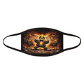 Angry Monster Face Mask — Fiery Rock Music Design