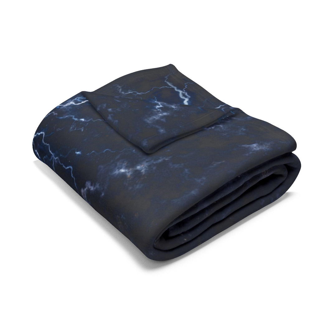 Angry Kreyon Oracle Fleece Blanket — Mythic Storm Graphic Throw