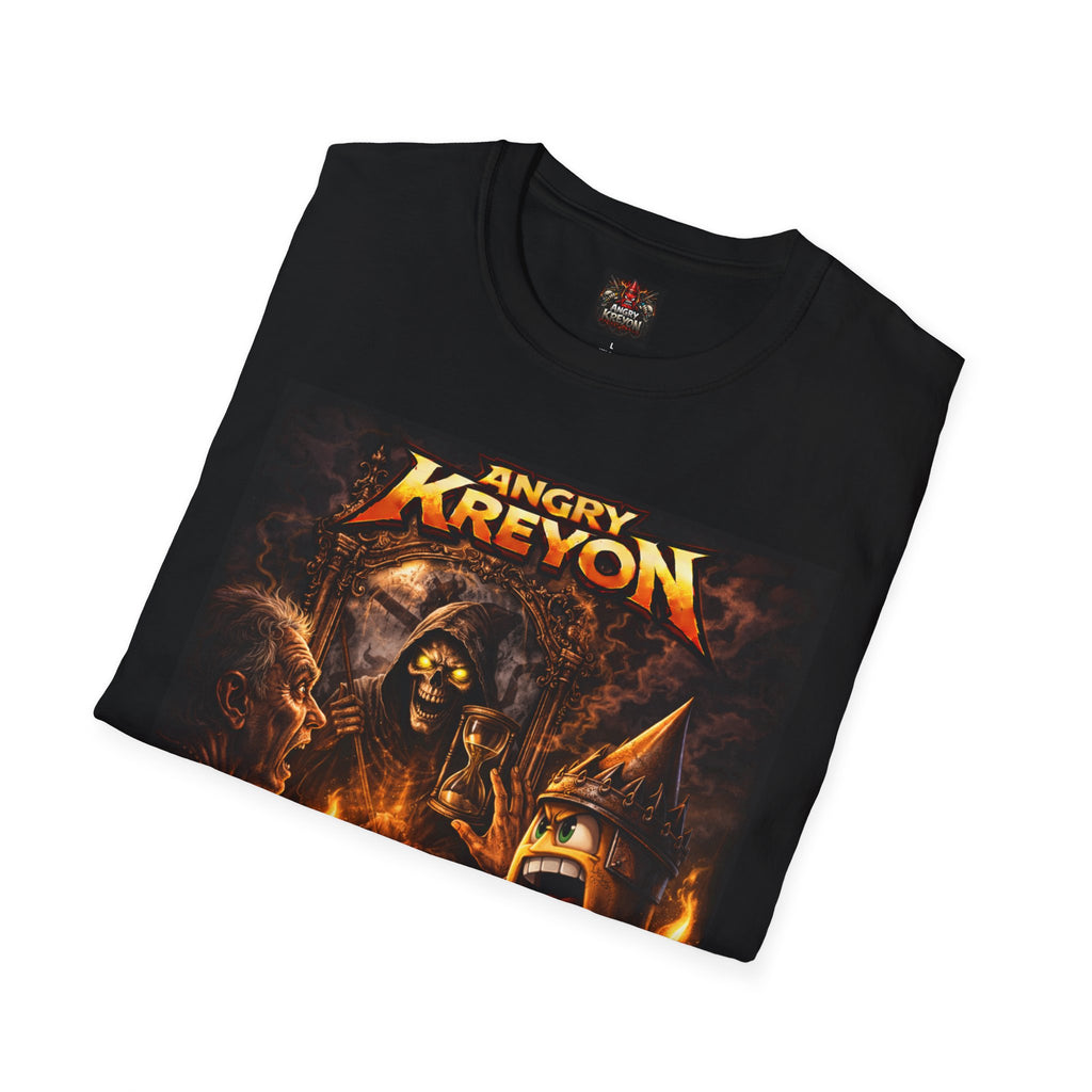 Angry Kreyon - Horror in the Mirror T‑Shirt — Angry Kreyon Band Tee