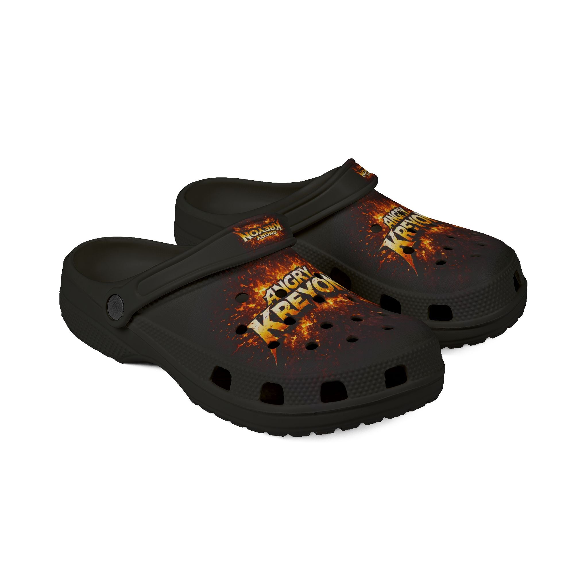 Angry Kreyon Graphic Clogs | EVA Foam Rubber Shoes