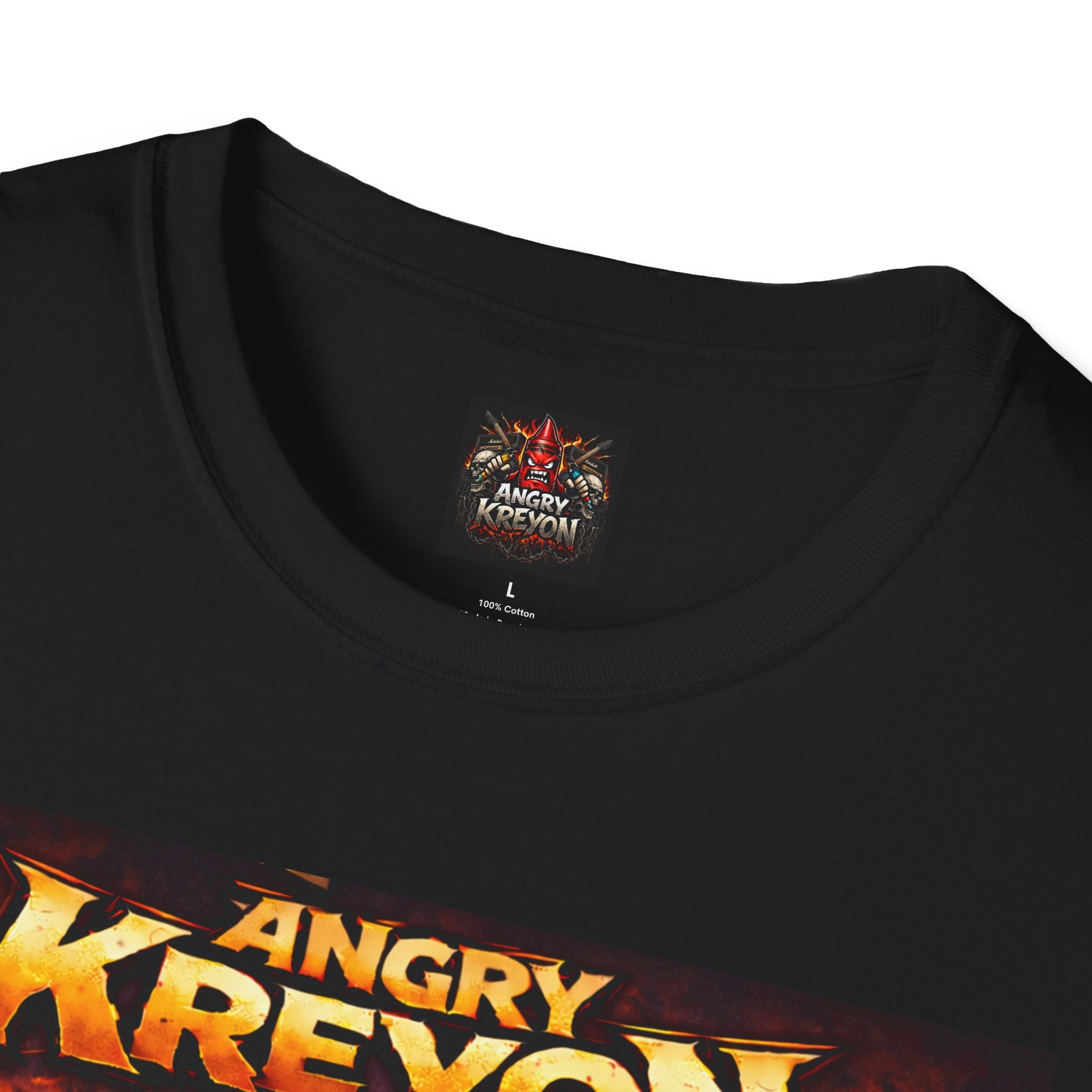 Angry Kreyon "Burn" (singles Edition) Graphic T-Shirt