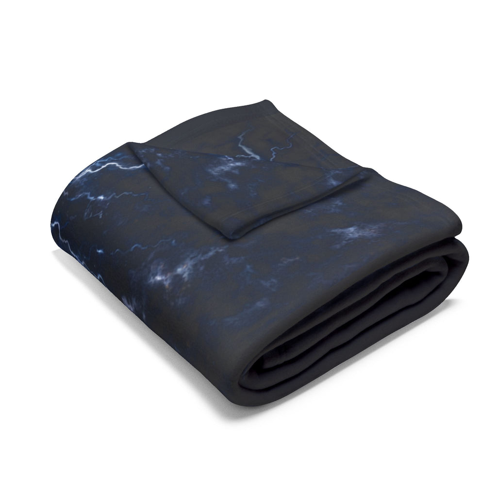 Angry Kreyon Oracle Fleece Blanket — Mythic Storm Graphic Throw