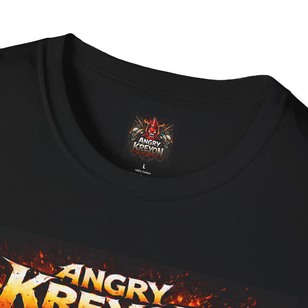 Ladies Angry Kreyon Graphic T-Shirt — Fierce Gaming Logo Tee