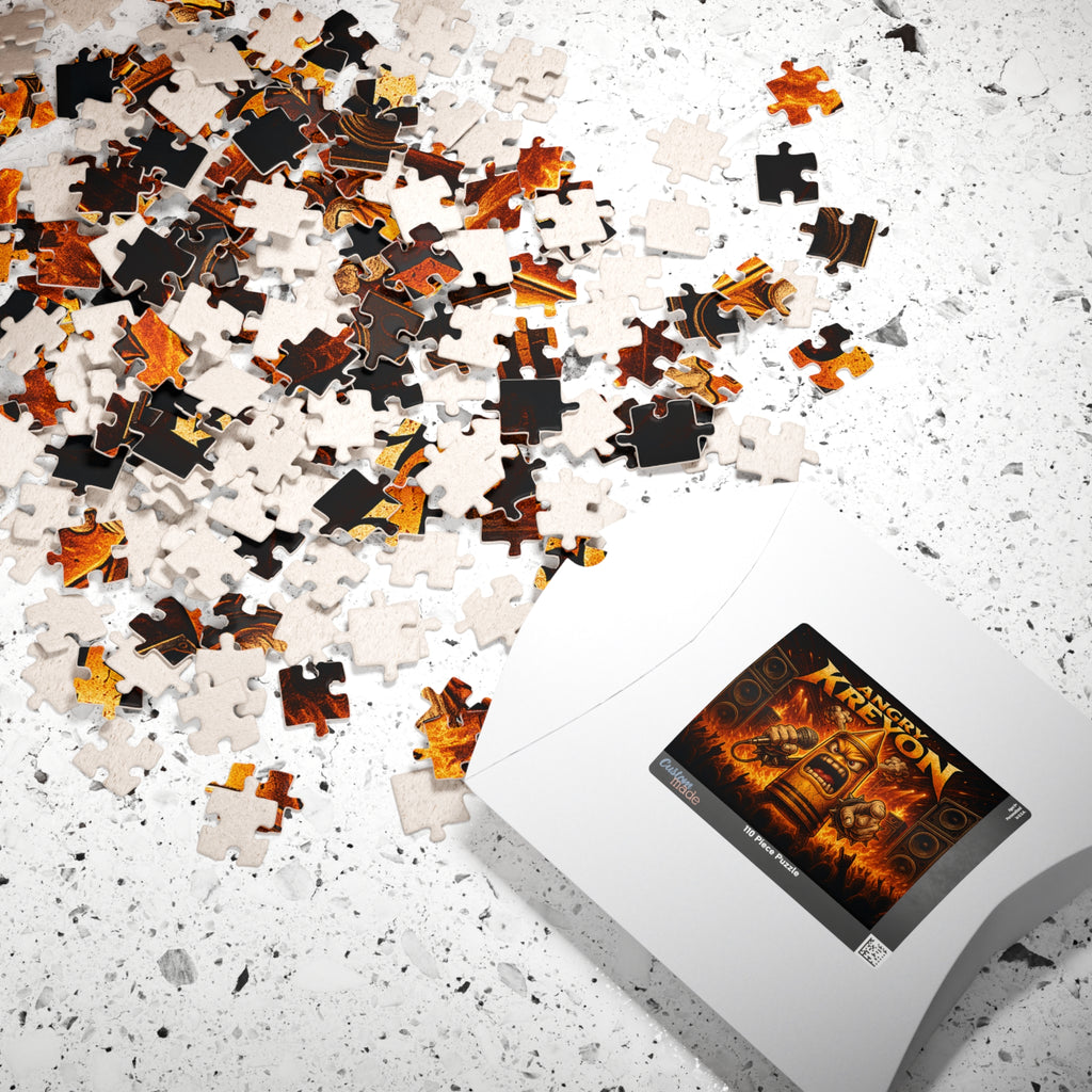 Angry Kreyon Metal Band Graphic Puzzle | 110–1014 Piece Jigsaw