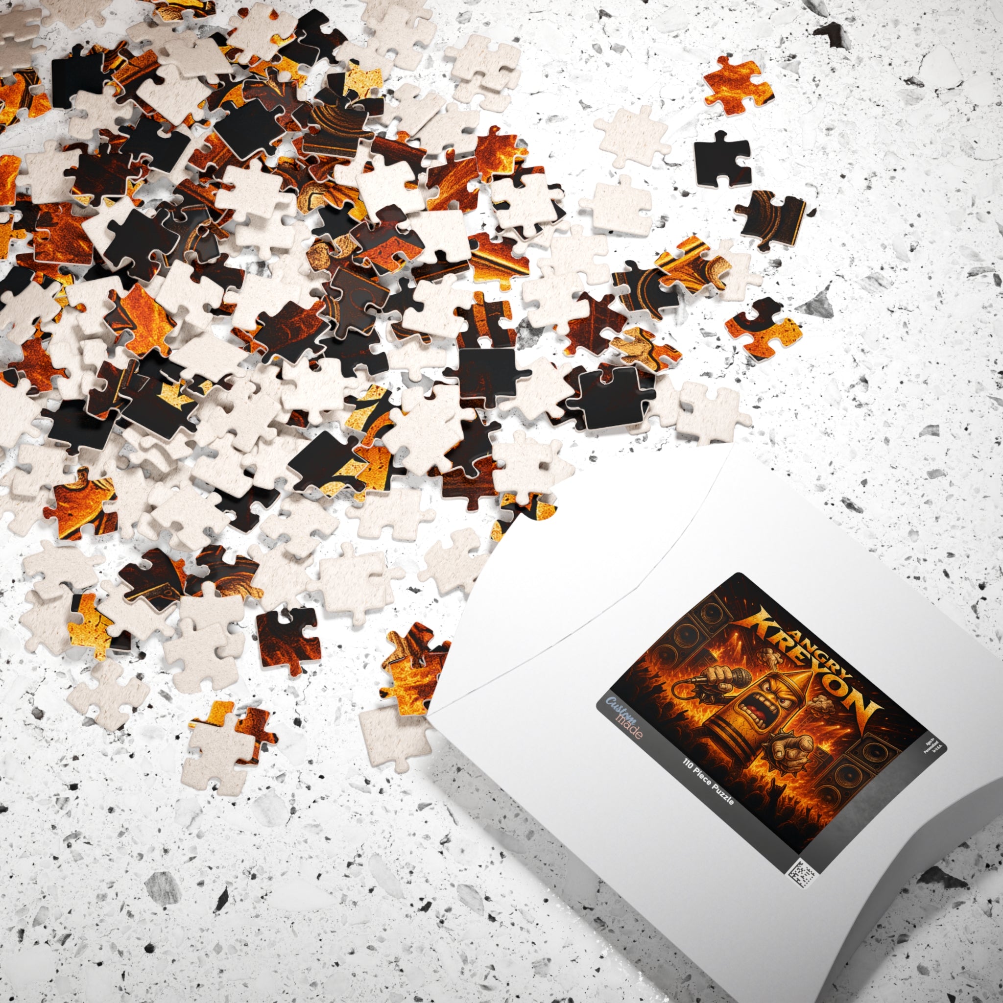 Angry Kreyon Metal Band Graphic Puzzle | 110–1014 Piece Jigsaw