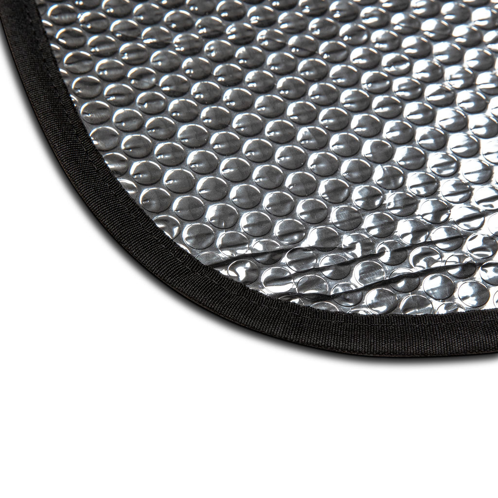 Car Sun Shade — "Angry Kreyon" Flaming Logo Windshield Protector