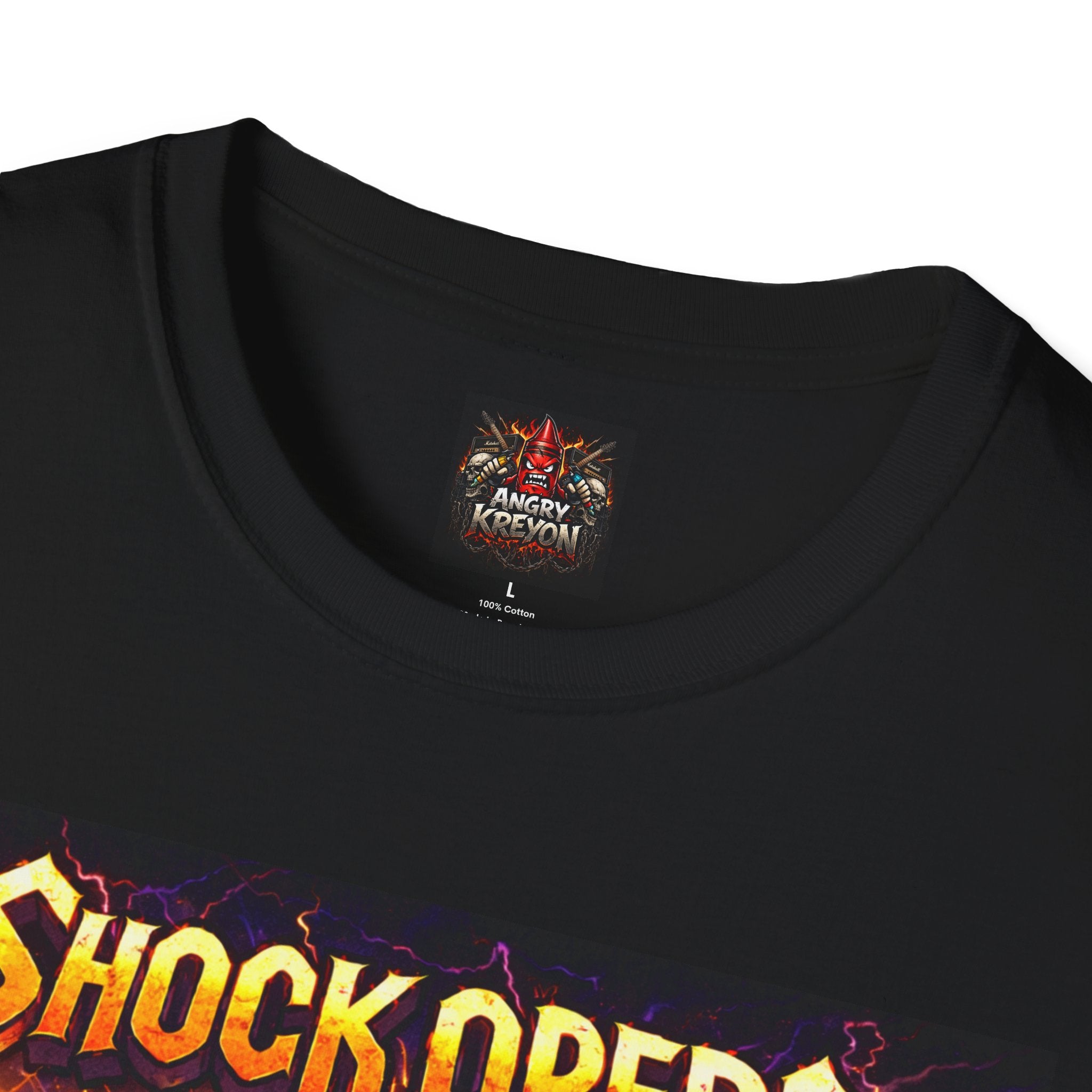 Shock Opera 'Shocked!' Throwback Graphic T-Shirt — Angry Kreyon Band Tee