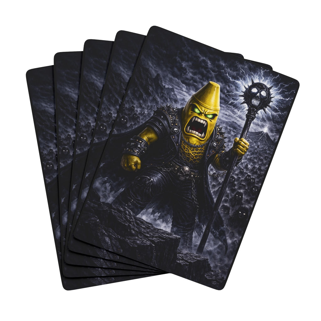 Dark Fantasy Poker Playing Cards — Demon Warrior Deck