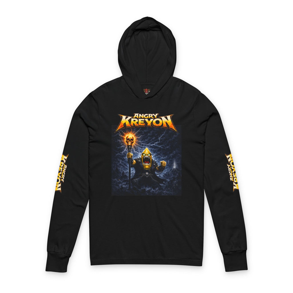 Hoodie — Angry Kreyon Album-Style Graphic Hooded Long-Sleeve Tee