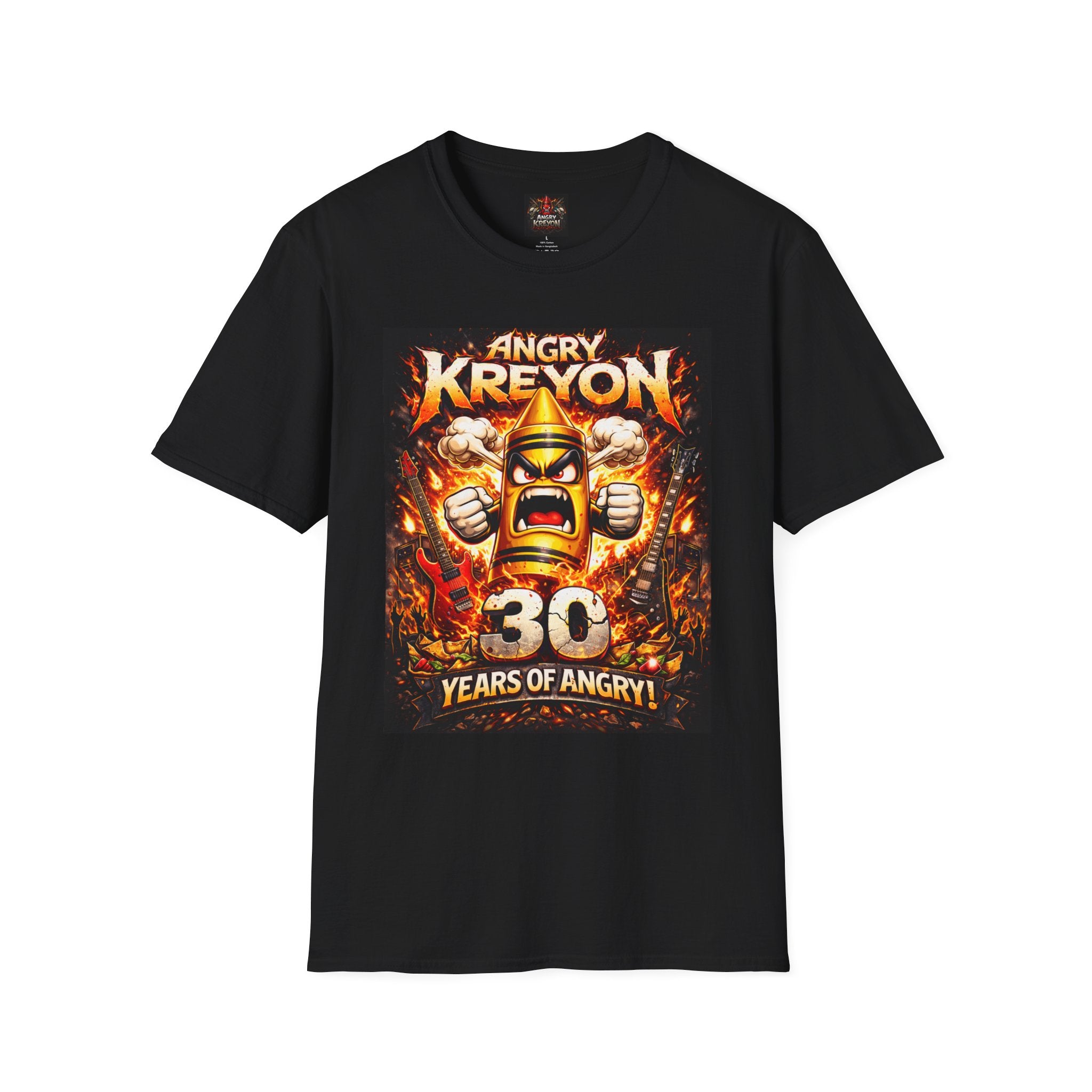 Angry Kreyón 30 Years of Angry T-Shirt