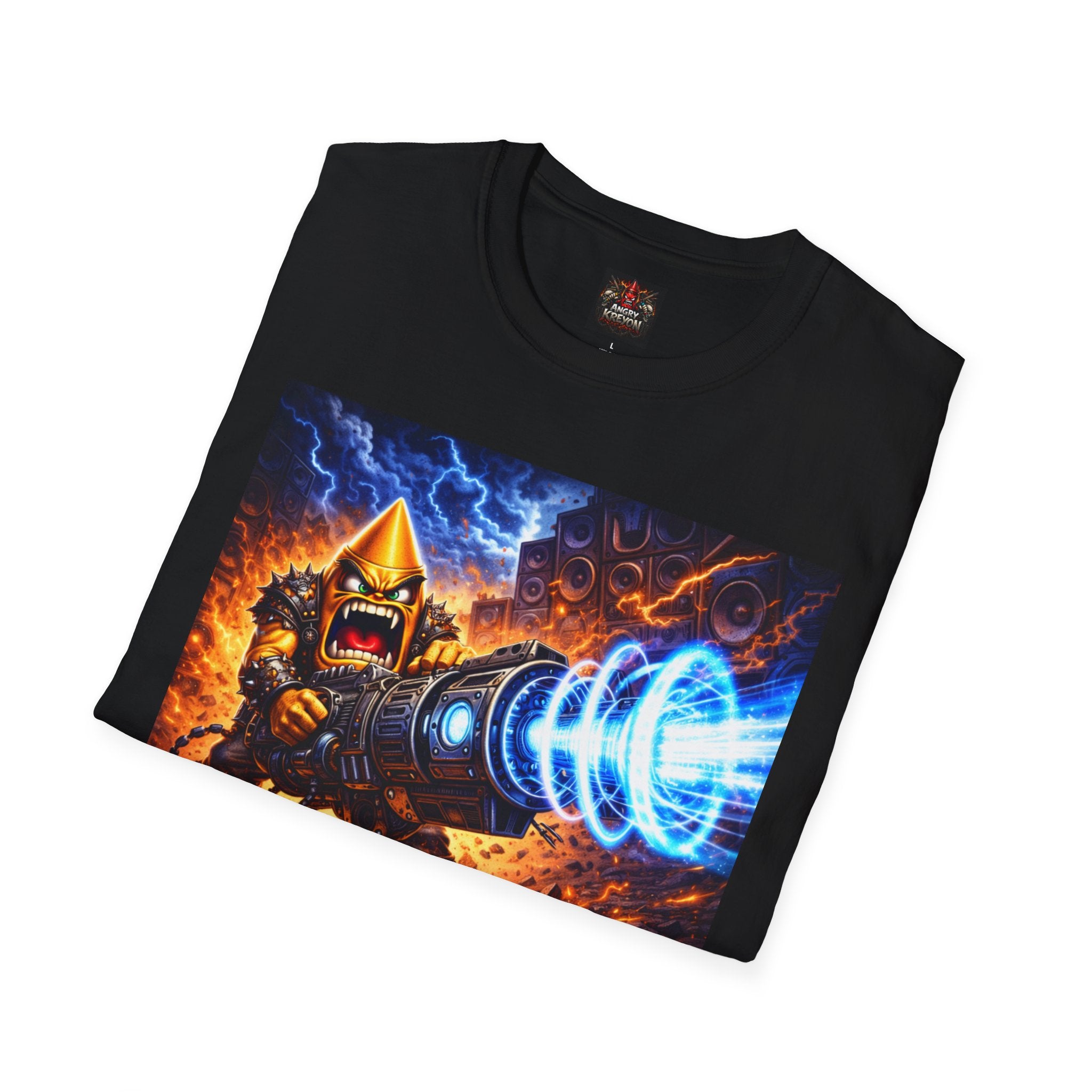 Angry Kreyon Sonic Blast T-Shirt — Angry Kreyon Graphic Tee