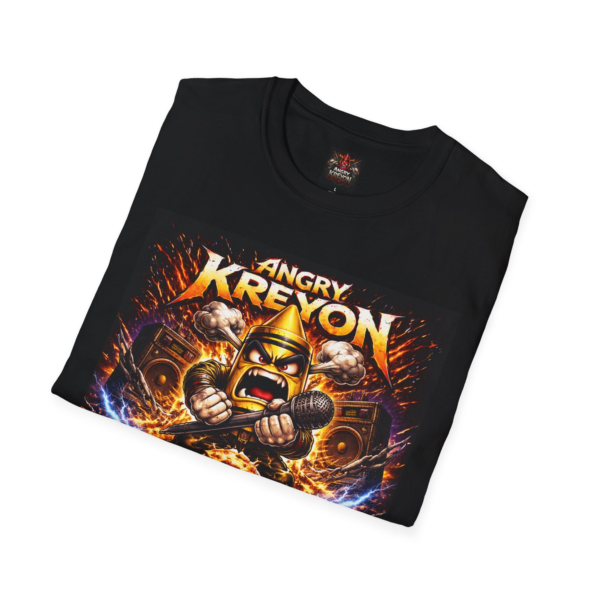 Angry Kreyon "Sonic Assault" Graphic T‑Shirt
