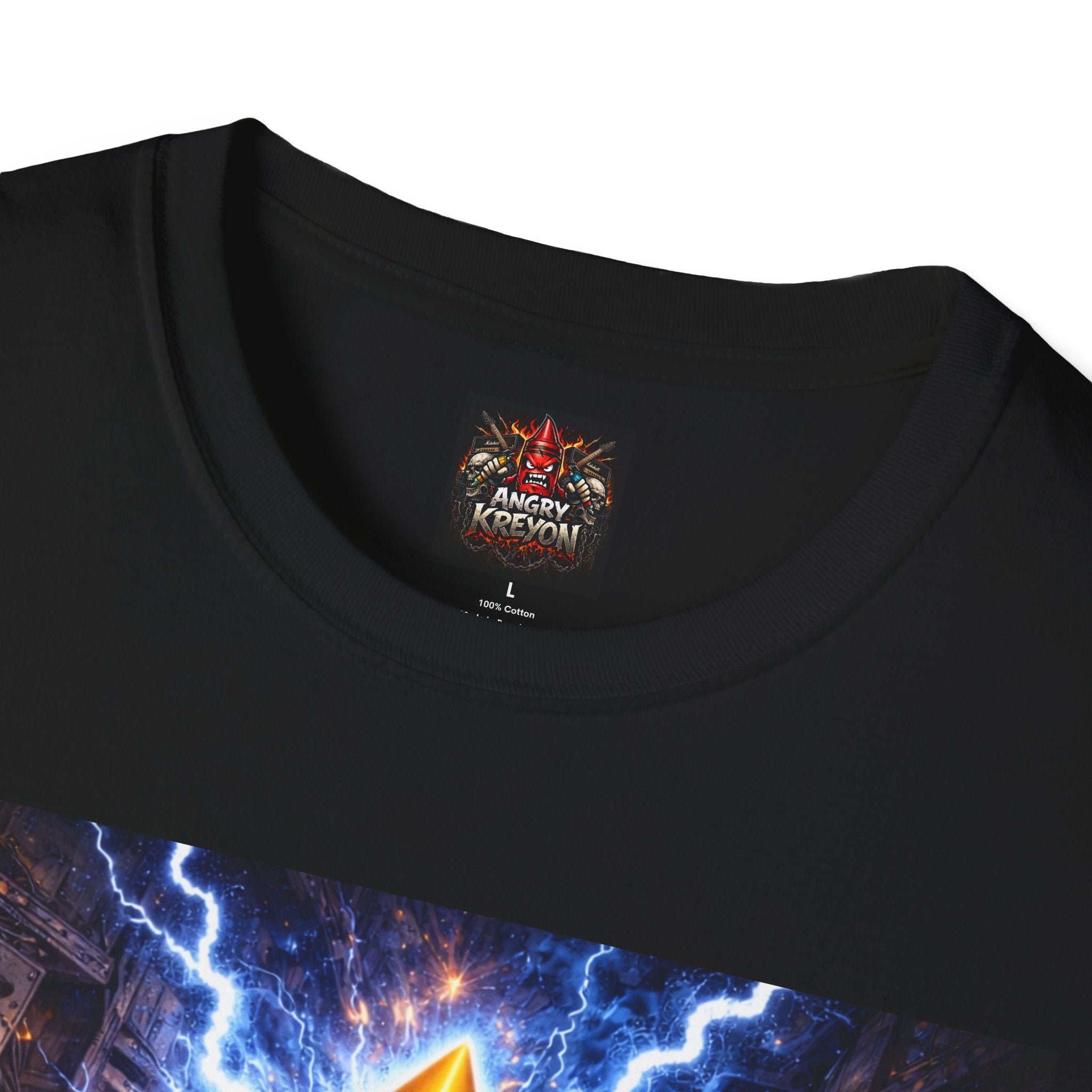 Angry Kreyón Shocked T-Shirt — Retro Arcade Beast Graphic Tee