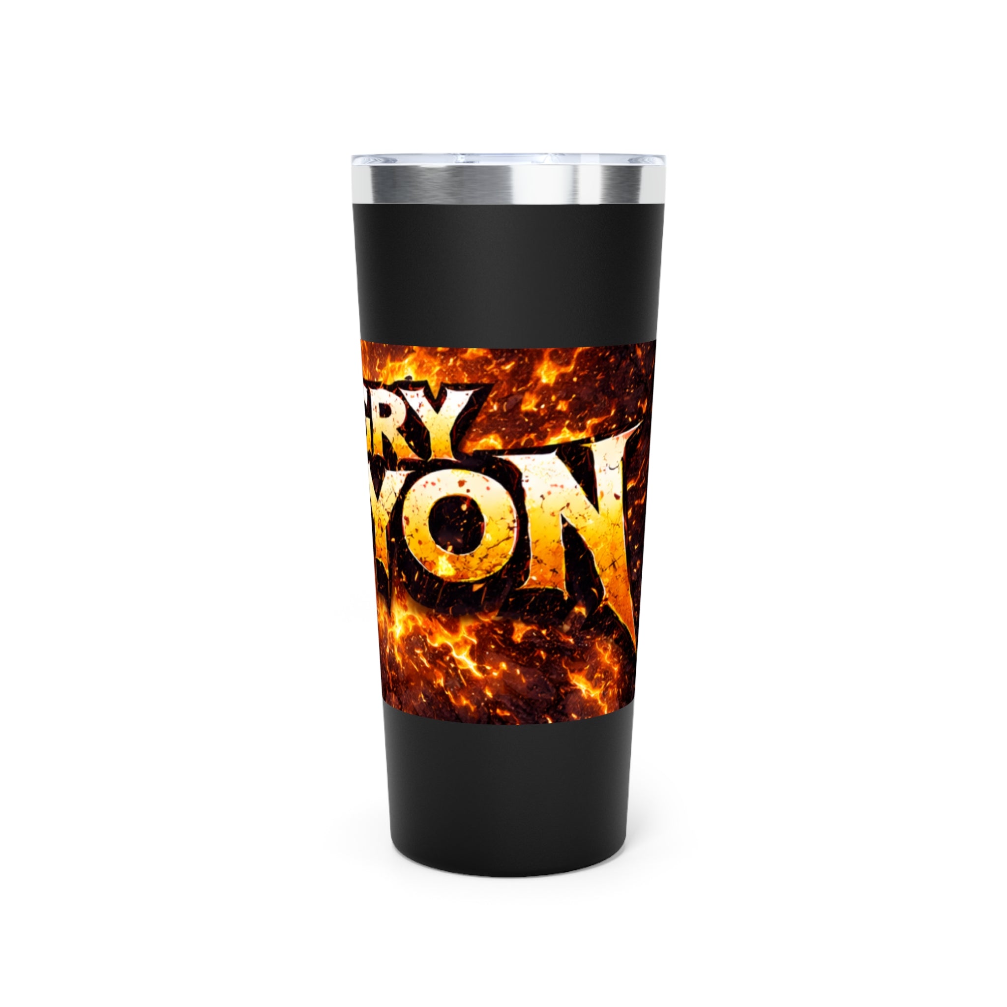Angry Kreyon Flames design Tumbler | 22oz copper vacuum insulated