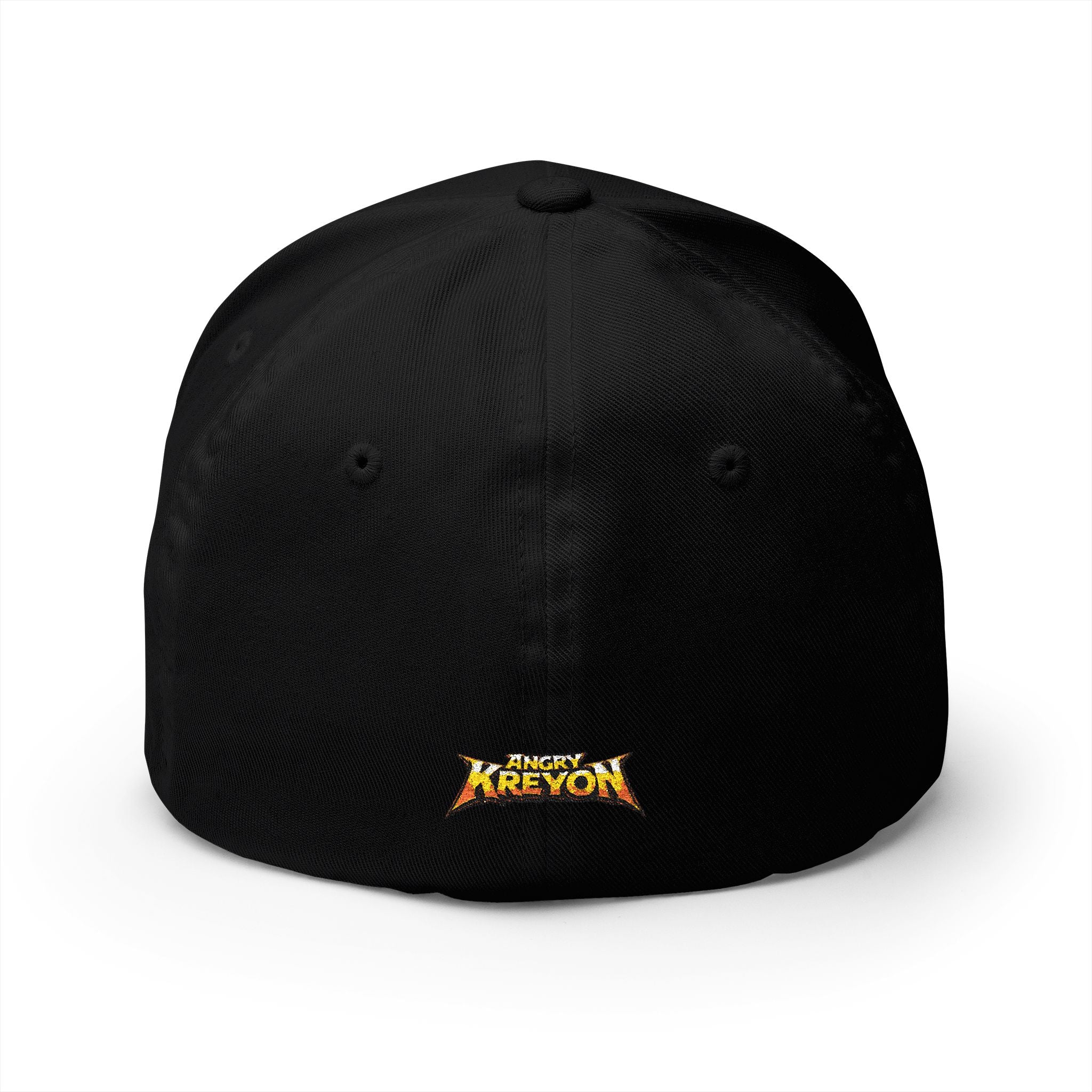 Embroidered 'Angry Kreyón' Fire Logo Cap