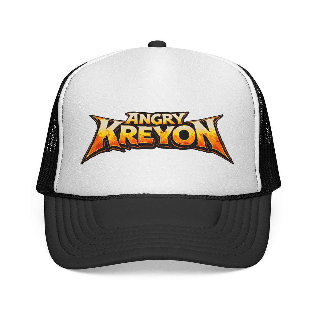 Trucker Cap — 'Angry Kreyon' Retro Logo Mesh Hat