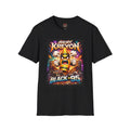 Angry Kreyon 'Black in '95' Neon Graphic T-Shirt — Retro Arcade Mascot Tee