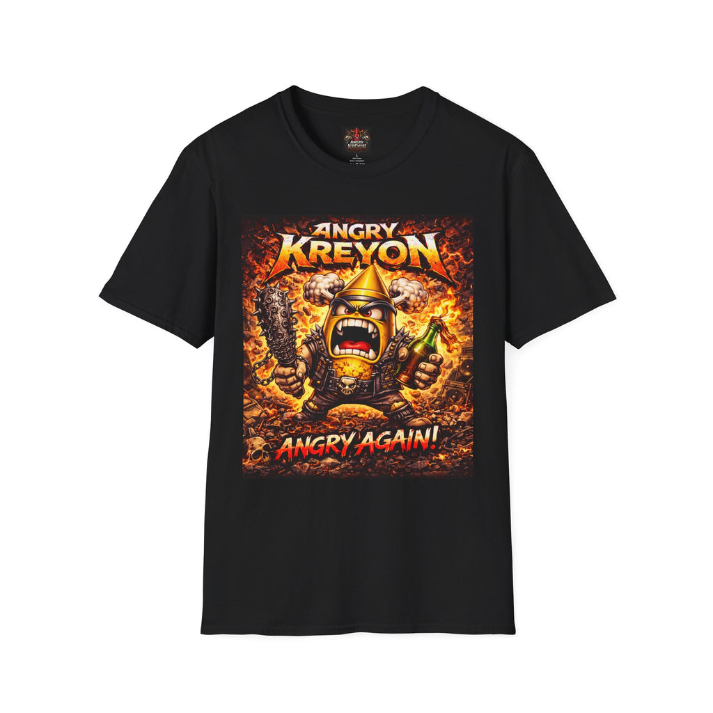 Angry Kreyon 'Angry Again!' 1-side Graphic T-Shirt