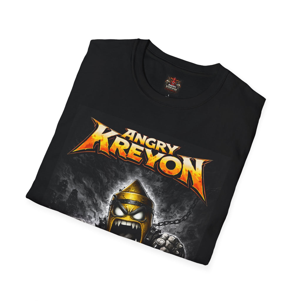 Angry Kreyon Graphic T-Shirt — Retro Kreyon Band Tee