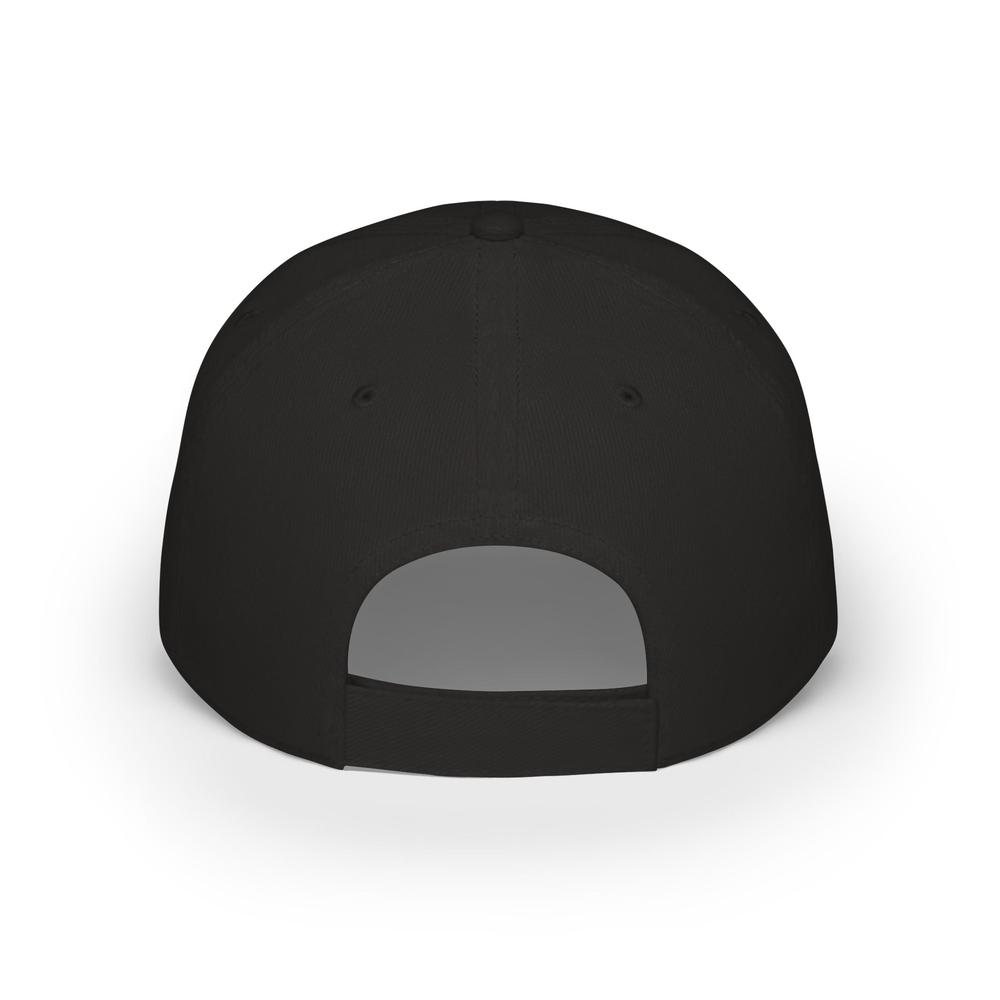 Low Profile Baseball Cap with "Angry Kreyon Mascot" on it.