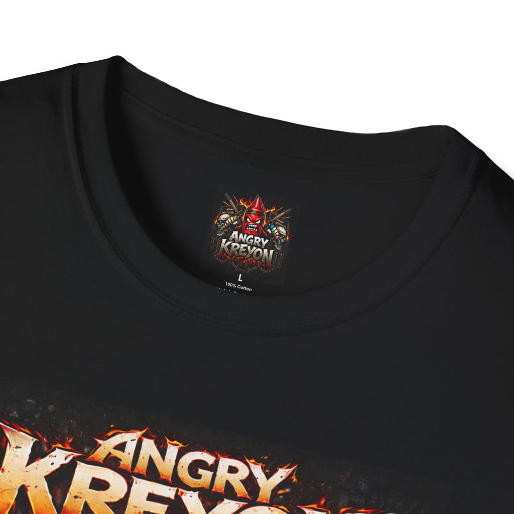 Angry Kreyon 30 Years (Metal) Graphic T-Shirt — Retro Metal Band Tee