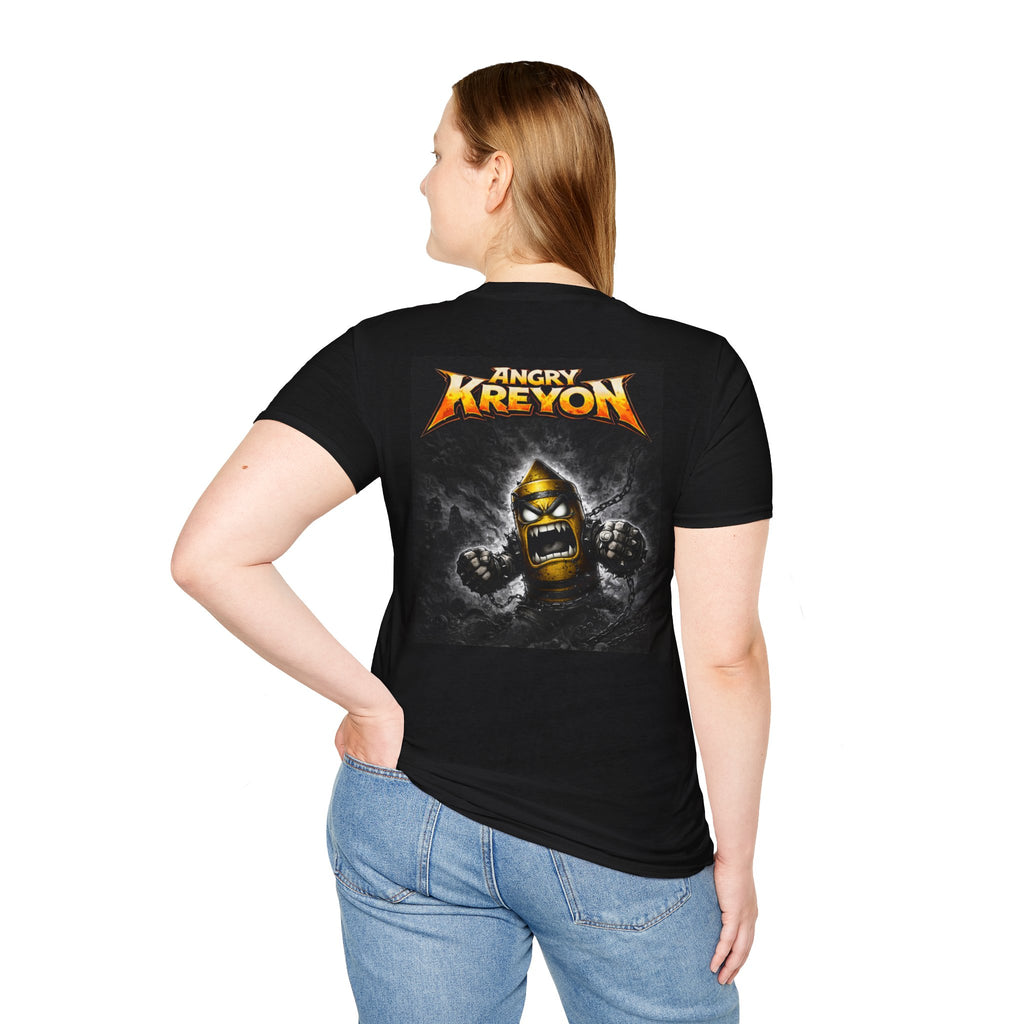 Angry Kreyon T-Shirt — Kreyon Oracle Metal Graphic Tee