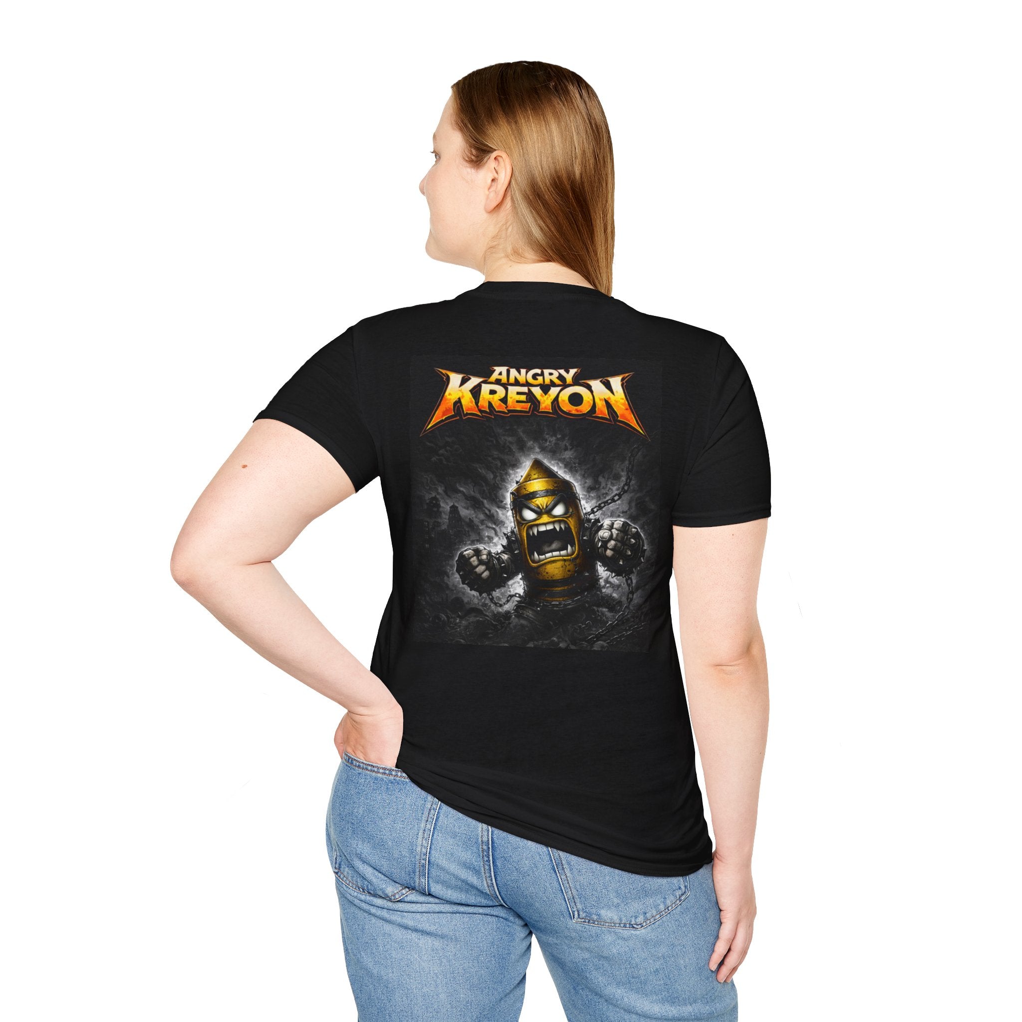 Angry Kreyon T-Shirt — Kreyon Oracle Metal Graphic Tee
