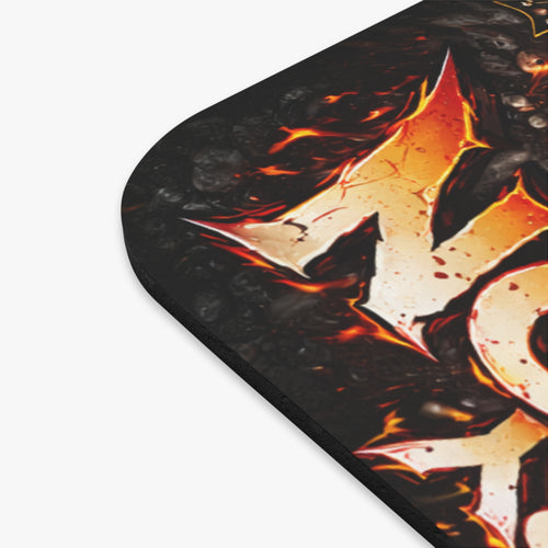 Angry Kreyon 30 Years Metal Guitar Mascot Rectangle Mouse Pad