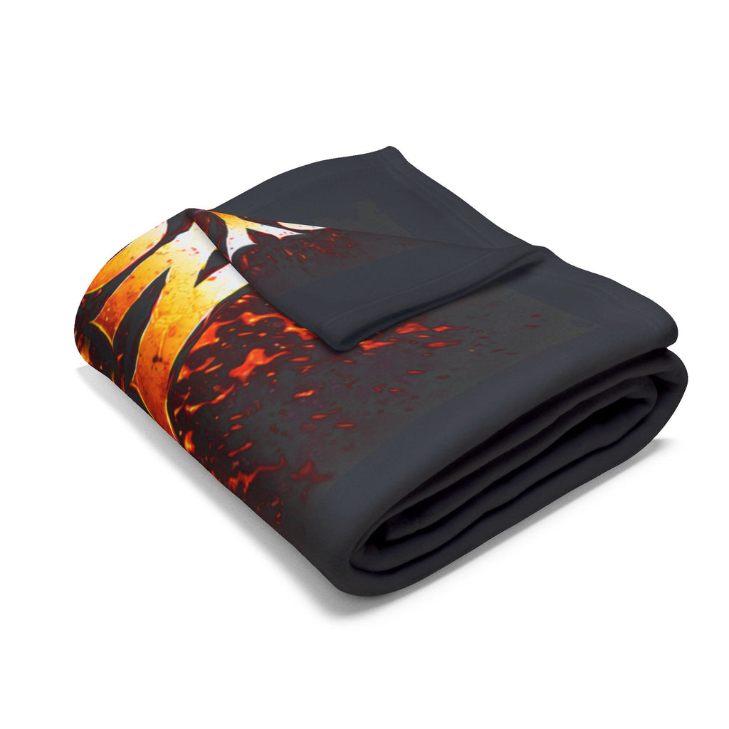 Angry Kreyon Heavy Metal Fleece Blanket — Loud Rock Band Throw